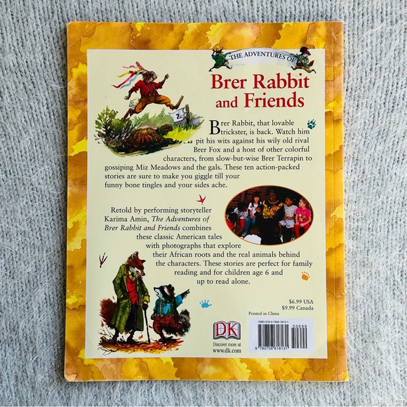 The Adventures of Brer Rabbit and Friends DK Paperback Picture Book - Picture 11 of 11